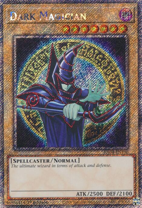 Dark Magician (9th Art) [RA04-EN106] Platinum Secret Rare | Exor Games Bridgewater