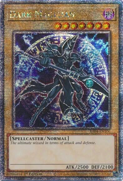 Dark Magician (7th Art) [RA04-EN106] Quarter Century Secret Rare | Exor Games Bridgewater