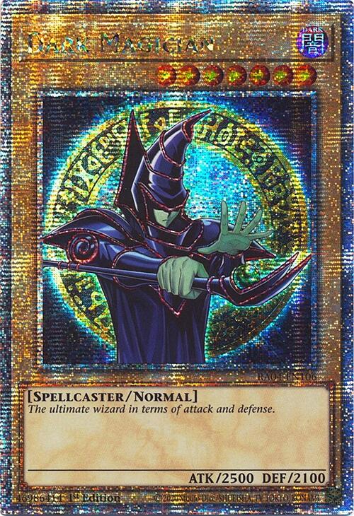 Dark Magician (9th Art) [RA04-EN106] Quarter Century Secret Rare | Exor Games Bridgewater
