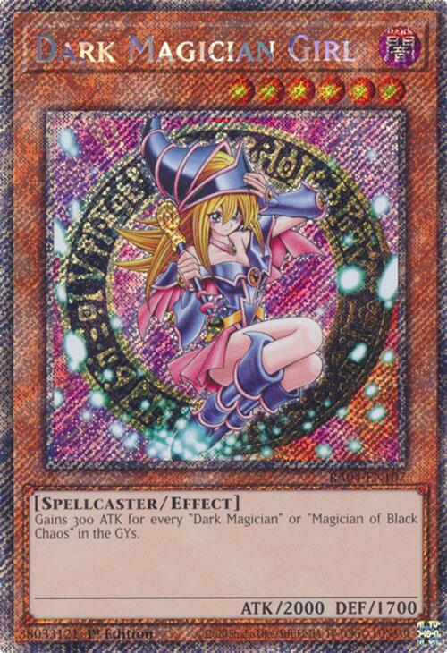 Dark Magician Girl (3rd Art) [RA04-EN107] Platinum Secret Rare | Exor Games Bridgewater
