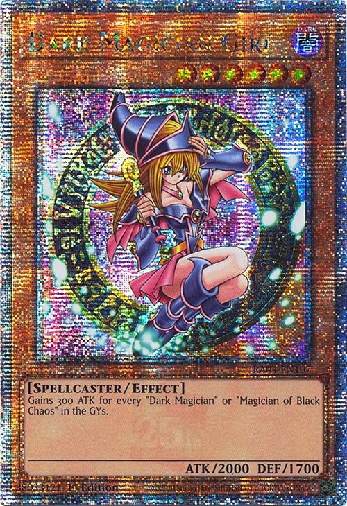 Dark Magician Girl (3rd Art) [RA04-EN107] Quarter Century Secret Rare | Exor Games Bridgewater
