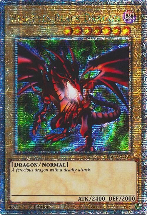 Red-Eyes Black Dragon (4th Art) [RA04-EN109] Quarter Century Secret Rare | Exor Games Bridgewater