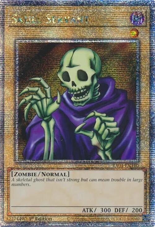 Skull Servant [RA04-EN110] Quarter Century Secret Rare | Exor Games Bridgewater