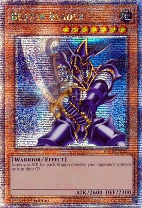 Buster Blader [RA04-EN115] Quarter Century Secret Rare | Exor Games Bridgewater