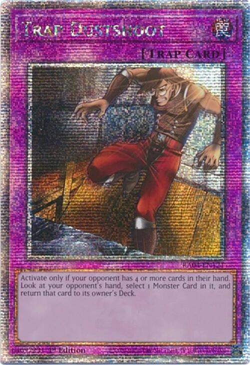 Trap Dustshoot [RA04-EN121] Quarter Century Secret Rare | Exor Games Bridgewater