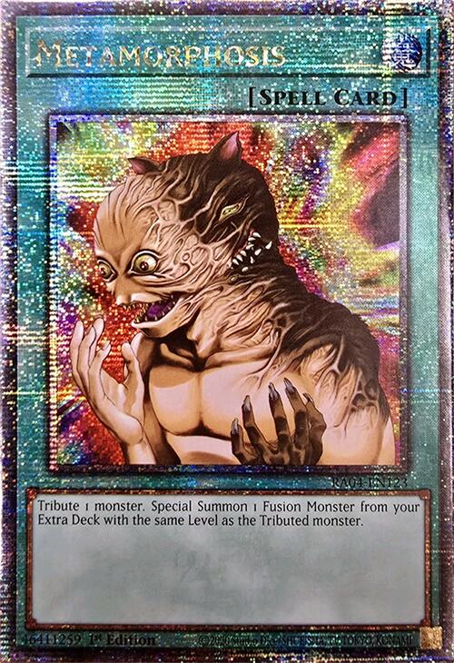 Metamorphosis [RA04-EN123] Quarter Century Secret Rare | Exor Games Bridgewater