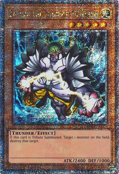 Zaborg the Thunder Monarch [RA04-EN125] Quarter Century Secret Rare | Exor Games Bridgewater