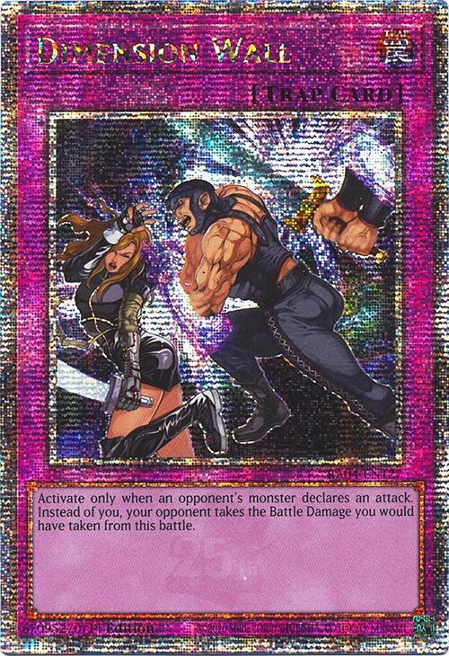 Dimension Wall [RA04-EN127] Quarter Century Secret Rare | Exor Games Bridgewater