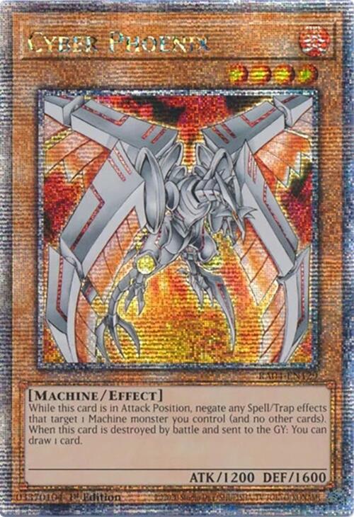 Cyber Phoenix [RA04-EN129] Quarter Century Secret Rare | Exor Games Bridgewater