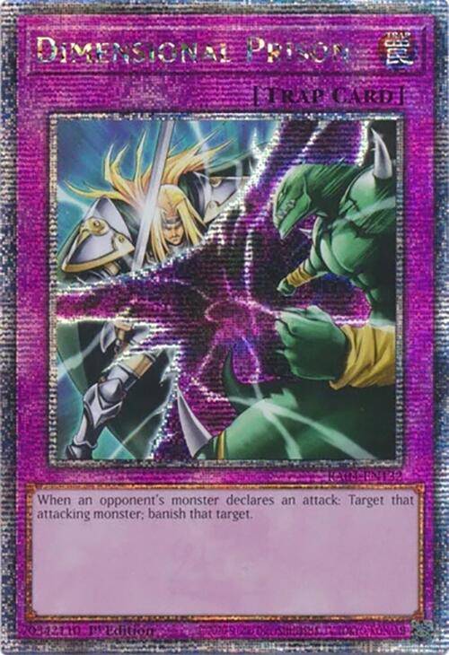 Dimensional Prison [RA04-EN132] Quarter Century Secret Rare | Exor Games Bridgewater