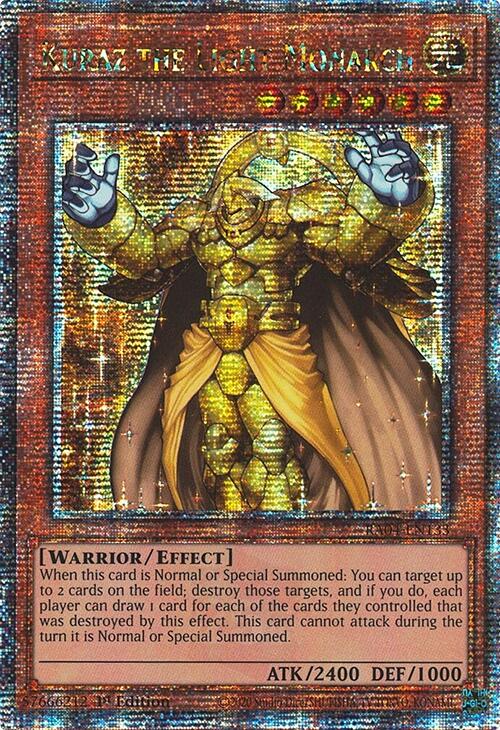 Kuraz the Light Monarch [RA04-EN133] Quarter Century Secret Rare | Exor Games Bridgewater