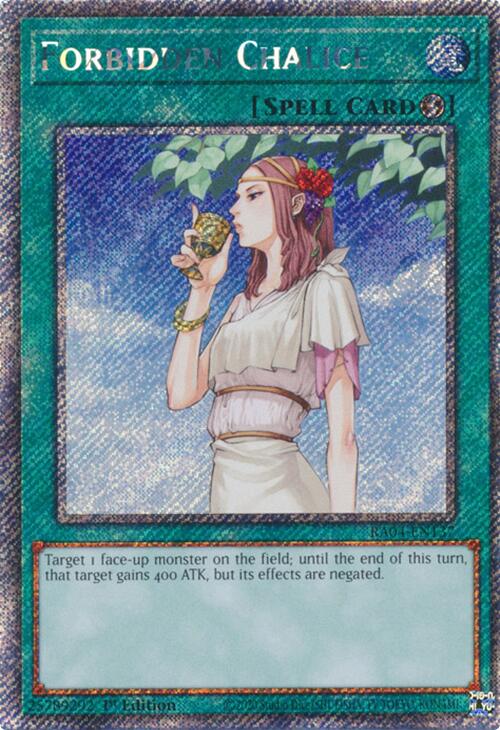Forbidden Chalice [RA04-EN137] Platinum Secret Rare | Exor Games Bridgewater