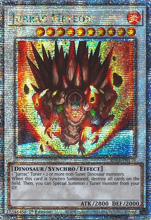 Jurrac Meteor [RA04-EN139] Quarter Century Secret Rare | Exor Games Bridgewater