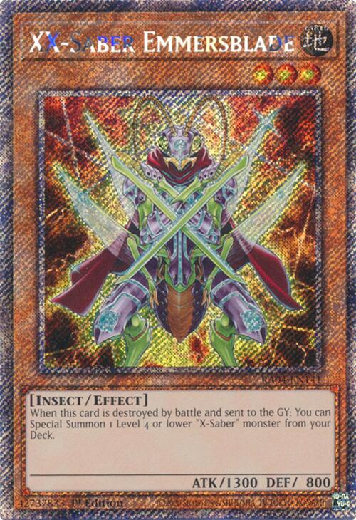 XX-Saber Emmersblade [RA04-EN141] Platinum Secret Rare | Exor Games Bridgewater