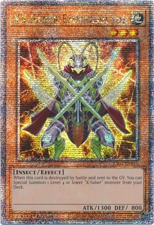 XX-Saber Emmersblade [RA04-EN141] Quarter Century Secret Rare | Exor Games Bridgewater