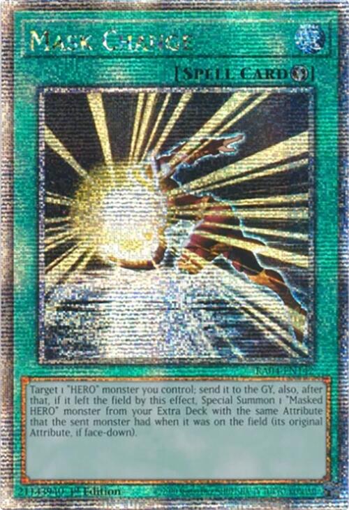 Mask Change [RA04-EN142] Quarter Century Secret Rare | Exor Games Bridgewater