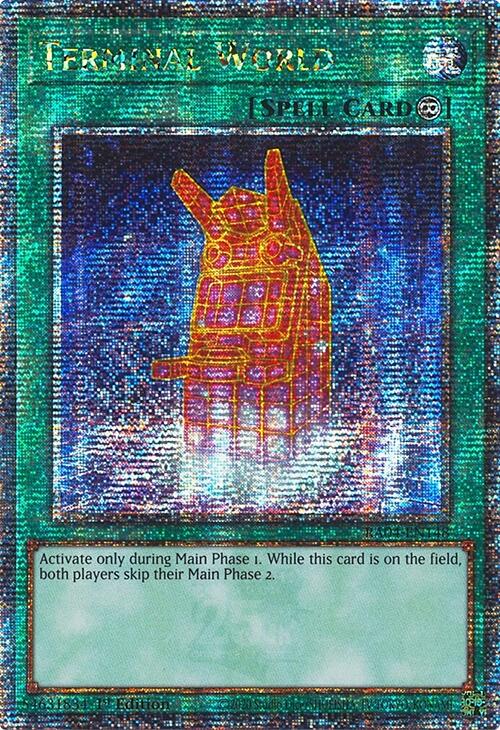 Terminal World [RA04-EN148] Quarter Century Secret Rare | Exor Games Bridgewater