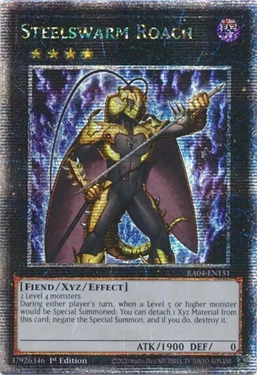 Steelswarm Roach [RA04-EN151] Quarter Century Secret Rare | Exor Games Bridgewater