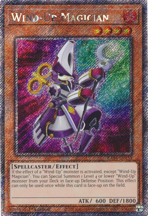 Wind-Up Magician [RA04-EN153] Platinum Secret Rare | Exor Games Bridgewater