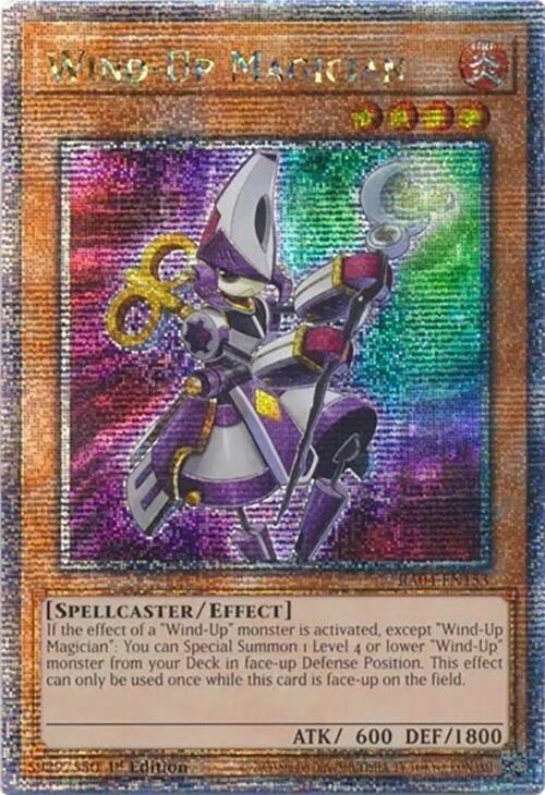 Wind-Up Magician [RA04-EN153] Quarter Century Secret Rare | Exor Games Bridgewater