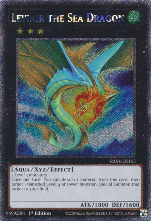 Leviair the Sea Dragon [RA04-EN155] Platinum Secret Rare | Exor Games Bridgewater