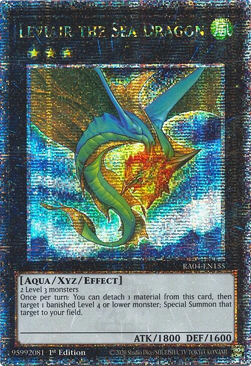 Leviair the Sea Dragon [RA04-EN155] Quarter Century Secret Rare | Exor Games Bridgewater