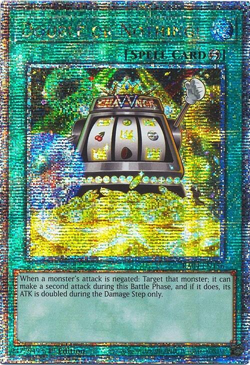 Double or Nothing! [RA04-EN156] Quarter Century Secret Rare | Exor Games Bridgewater