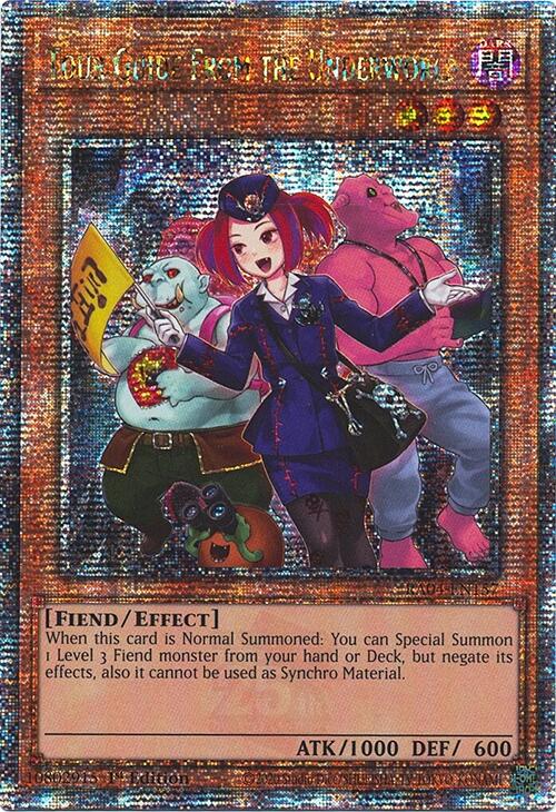 Tour Guide from the Underworld (Alternate Art) [RA04-EN157] Quarter Century Secret Rare | Exor Games Bridgewater