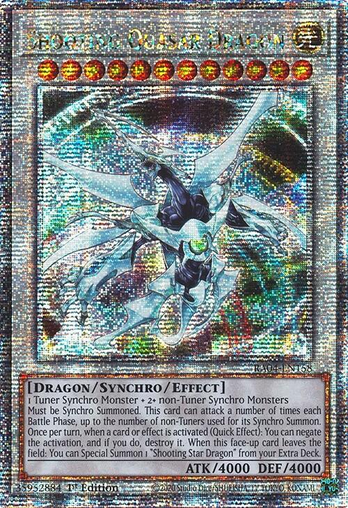 Shooting Quasar Dragon [RA04-EN158] Quarter Century Secret Rare | Exor Games Bridgewater