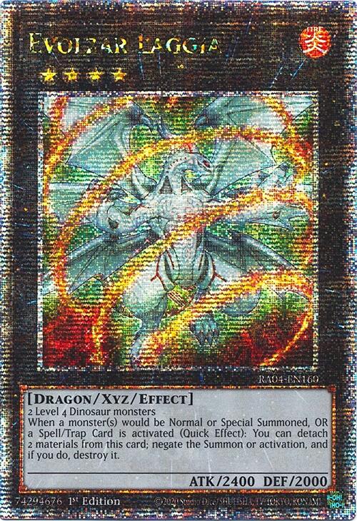 Evolzar Laggia [RA04-EN160] Quarter Century Secret Rare | Exor Games Bridgewater