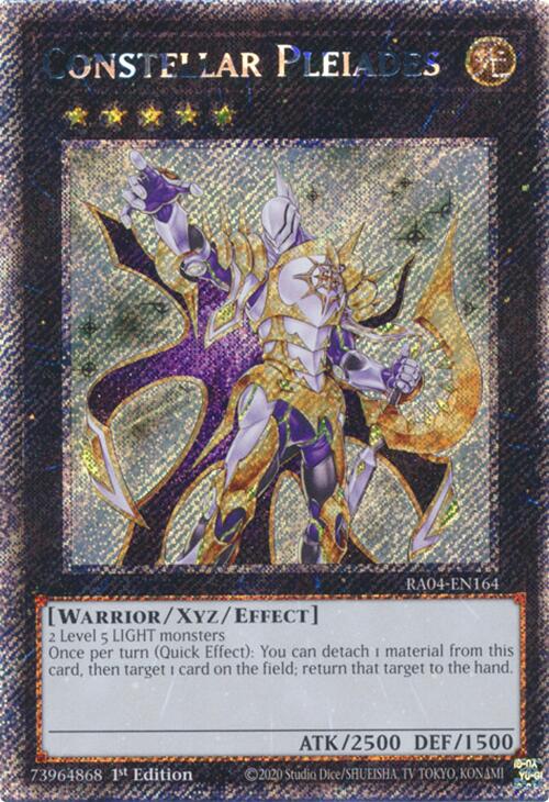 Constellar Pleiades [RA04-EN164] Platinum Secret Rare | Exor Games Bridgewater