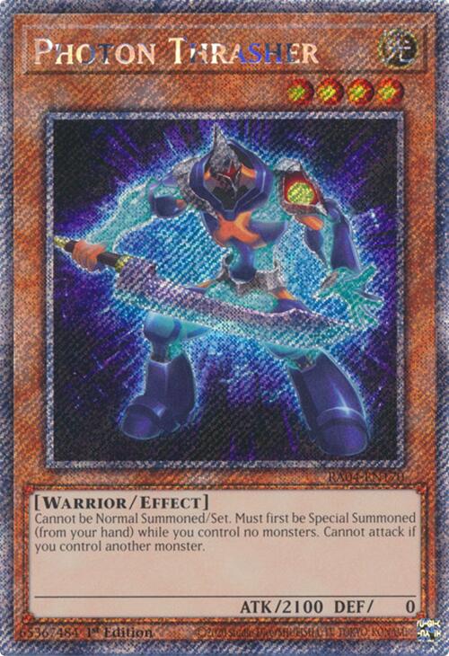 Photon Thrasher [RA04-EN170] Platinum Secret Rare | Exor Games Bridgewater
