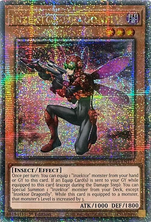 Inzektor Dragonfly [RA04-EN172] Quarter Century Secret Rare | Exor Games Bridgewater