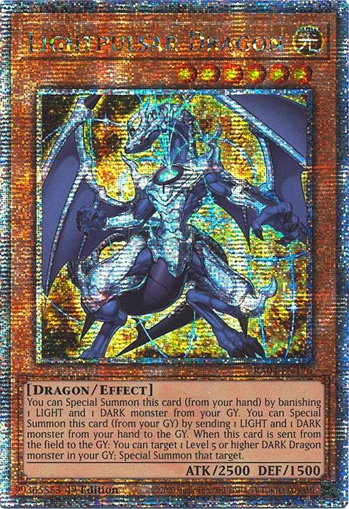 Lightpulsar Dragon [RA04-EN176] Quarter Century Secret Rare | Exor Games Bridgewater