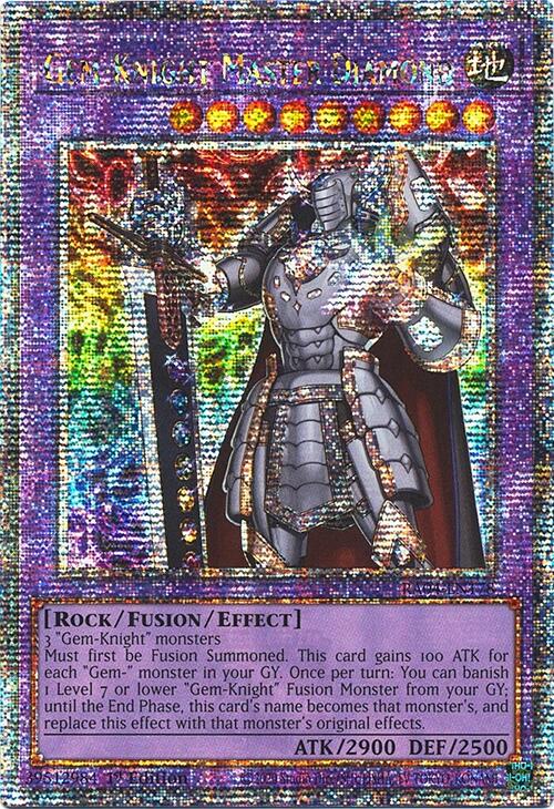 Gem-Knight Master Diamond [RA04-EN178] Quarter Century Secret Rare | Exor Games Bridgewater