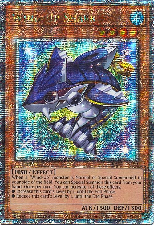 Wind-Up Shark [RA04-EN180] Quarter Century Secret Rare | Exor Games Bridgewater