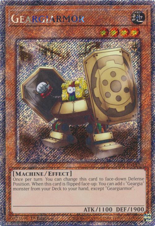 Geargiarmor [RA04-EN187] Platinum Secret Rare | Exor Games Bridgewater