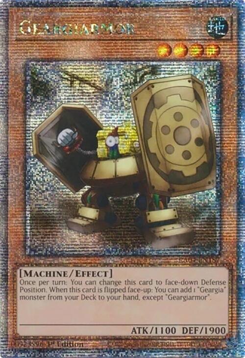 Geargiarmor [RA04-EN187] Quarter Century Secret Rare | Exor Games Bridgewater