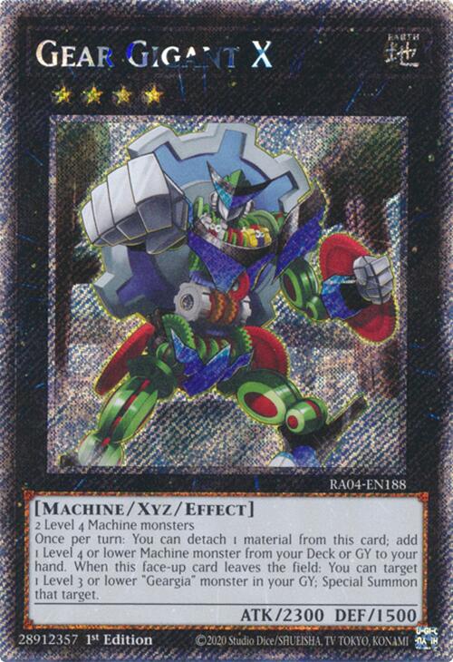 Gear Gigant X [RA04-EN188] Platinum Secret Rare | Exor Games Bridgewater