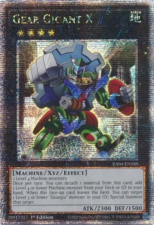 Gear Gigant X [RA04-EN188] Quarter Century Secret Rare | Exor Games Bridgewater