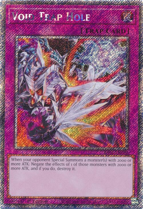 Void Trap Hole [RA04-EN190] Platinum Secret Rare | Exor Games Bridgewater