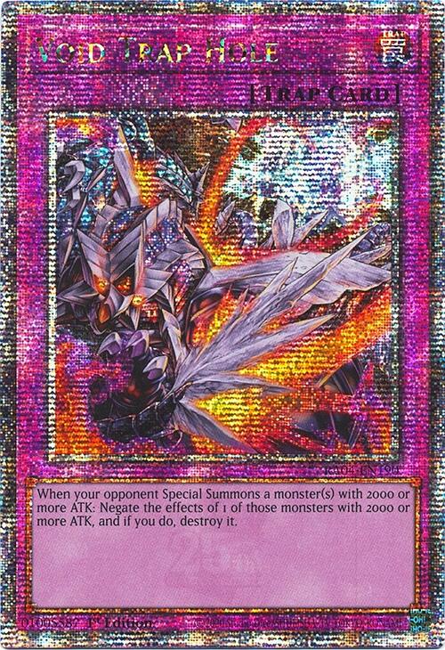 Void Trap Hole [RA04-EN190] Quarter Century Secret Rare | Exor Games Bridgewater