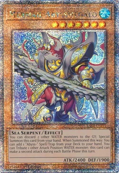 Mermail Abyssmegalo [RA04-EN191] Quarter Century Secret Rare | Exor Games Bridgewater