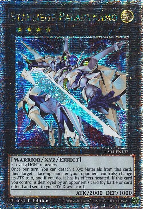 Starliege Paladynamo [RA04-EN193] Quarter Century Secret Rare | Exor Games Bridgewater