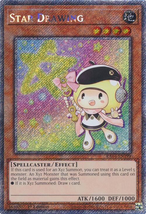 Star Drawing [RA04-EN199] Platinum Secret Rare | Exor Games Bridgewater