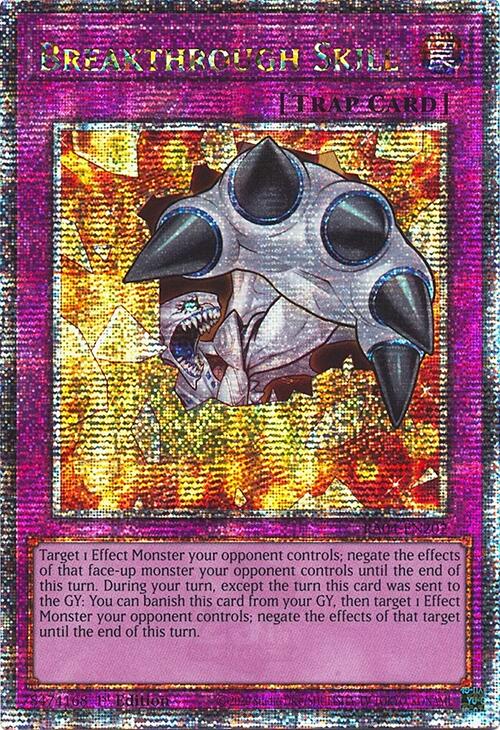 Breakthrough Skill [RA04-EN202] Quarter Century Secret Rare | Exor Games Bridgewater