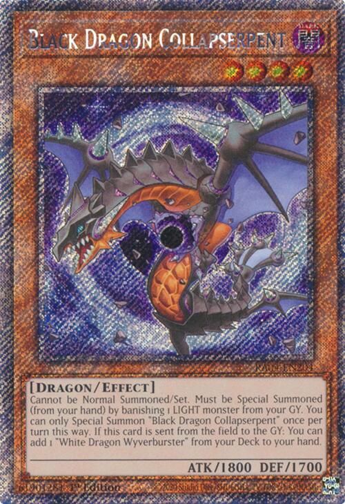 Black Dragon Collapserpent [RA04-EN204] Platinum Secret Rare | Exor Games Bridgewater