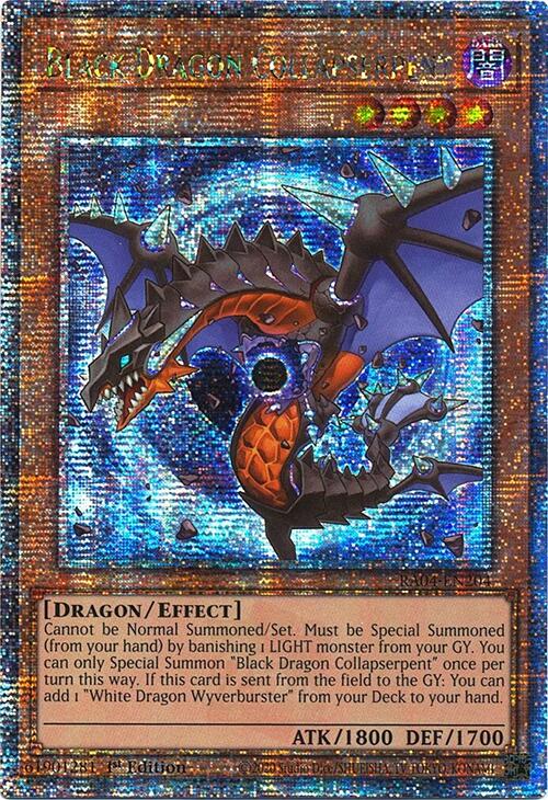 Black Dragon Collapserpent [RA04-EN204] Quarter Century Secret Rare | Exor Games Bridgewater