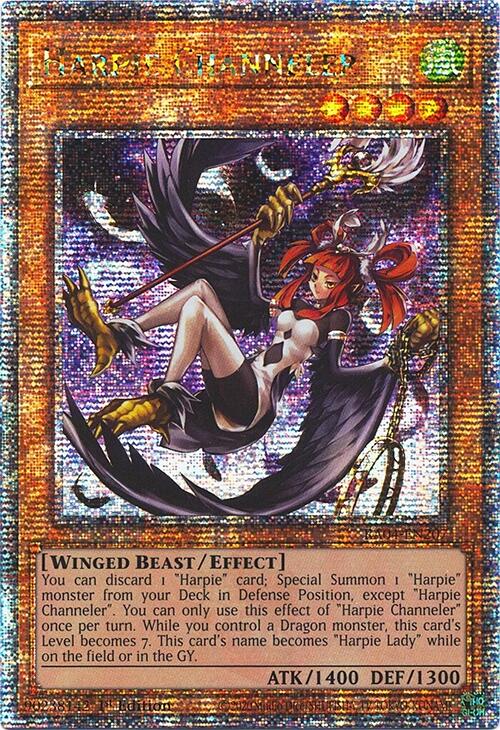 Harpie Channeler [RA04-EN207] Quarter Century Secret Rare | Exor Games Bridgewater