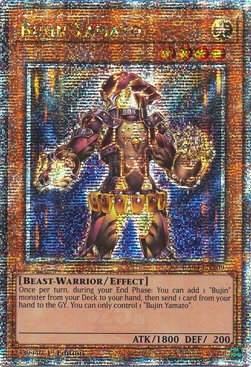 Bujin Yamato [RA04-EN209] Quarter Century Secret Rare | Exor Games Bridgewater